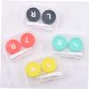 ORFOFE Pp Case 8pcs Set, Portable Storage Holder with Hygiene Compartments for Daily Use, Travel and Eye Care Random Color view 3