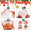 24PCS Christmas Triangle Sweet Bags - Paper Candy Kraft Present for Wedding and Christmas view 3