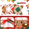 24PCS Christmas Triangle Sweet Bags - Paper Candy Kraft Present for Wedding and Christmas view 4