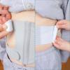 Abdominal Ostomy Belt, Comfortable Colostomy Belt, Adjustable Stoma Support Belt Portable Ileostomy Colostomy Belt Belt Abdominal Stoma Binder Brace Ostomy Belt for Men and Women(M) view 3