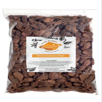 Black | Brown Cardamon | Cardamom Pods | Badi Elaichi Whole Dried Premium Quality by Spice Planet 25g-1.9kg (1900 Grams)