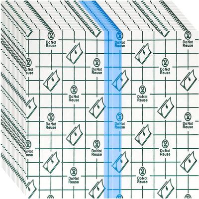 30 Pieces Tattoo Aftercare Waterproof Bandage, 10 x 10 cm Transparent Stretch Adhesive Bandage, Clear Adhesive Bandages, Protective Waterproof Film Dressing Cover Tape, Second Skin Tattoo Cover