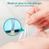 30 Pieces Tattoo Aftercare Waterproof Bandage, 10 x 10 cm Transparent Stretch Adhesive Bandage, Clear Adhesive Bandages, Protective Waterproof Film Dressing Cover Tape, Second Skin Tattoo Cover view 3