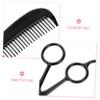 BELLIFFY Beard Scissors and Mustache Trimming Scissors Set 4pcs Stainless Steel Grooming Kit with Comb and Storage Bag for Men Home and Barbershop Use view 2