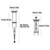 LKYLGYU Elderly Crutches Adult Armpit Crutches Folding With Shock-absorbing Aluminum Buttons Adjustable Height Canes Standing Canes view 2
