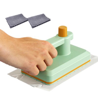 Handheld Mop - Scrape-And-Wipe Design Clean Supplies Travel Mop | Kitchen Oil Cleaning Mop | Cleaning Supplies | Kitchen Oil Cleaning Brush | Hand-Protecting for Living Room | Bathroom | Kitchen