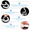 Dazzluxe 2 Pairs Instant Dentures Veneers, Top And Bottom Snap on Veneers Teeth, Perfect Smile Temporary False Teeth, Cosmetic Whitening Veneer Fake Teeth for Covers Bad Teeth view 4