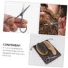 BELLIFFY Professional Beard Grooming Beard Scissors Styling Kit Comb Brush Travel Bag Included view 3