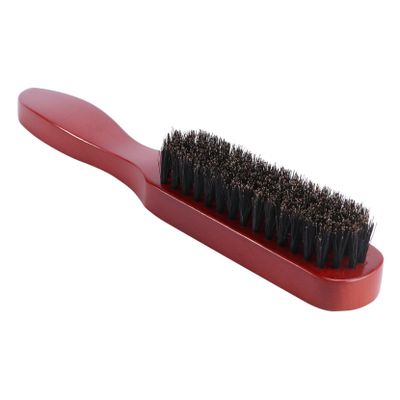 BELLIFFY Beard Brush for Men Pig Bristle Solid Wood Styling Tool Gentle Bristles Portable for Men's Personal Care