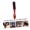 BELLIFFY Beard Brush for Men Pig Bristle Solid Wood Styling Tool Gentle Bristles Portable for Men's Personal Care view 3