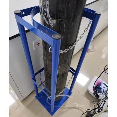 CHZDPP Wall Mounted/Floor Mountable Gas Cylinder Organizer Shelf, Gas Cylinder Holder Stand for Hospital Laboratory Factory School, Cylinder Bracket Carrier(15.4 * 11.8 * 31.5inch/39 * 30 * 80cm)