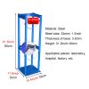 CHZDPP Wall Mounted/Floor Mountable Gas Cylinder Organizer Shelf, Gas Cylinder Holder Stand for Hospital Laboratory Factory School, Cylinder Bracket Carrier(15.4 * 11.8 * 31.5inch/39 * 30 * 80cm) view 2