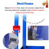 CHZDPP Wall Mounted/Floor Mountable Gas Cylinder Organizer Shelf, Gas Cylinder Holder Stand for Hospital Laboratory Factory School, Cylinder Bracket Carrier(15.4 * 11.8 * 31.5inch/39 * 30 * 80cm) view 3