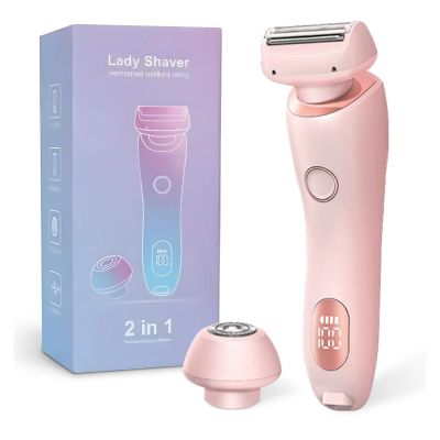 Duskofficial Razor, The Glide Pro 3.0, Dusk Official Shaver2 in 1 Portable Ladies Shaver, Dusk Official Waterproof Electric Razor, Wet Dry Women Shaver for Legs and Underarms (Pink)
