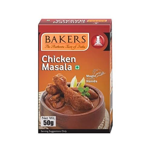Bakers Chicken Masala Indian Spices Mix - 50g (Pack Of 1)