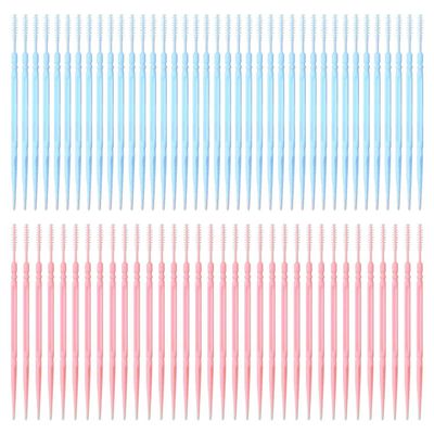 200 Pieces of Plastic Toothpicks, Tooth Picks, Oral Cleaning Sticks, Dental Care Tools, Suitable for Home and Hotel Etc.