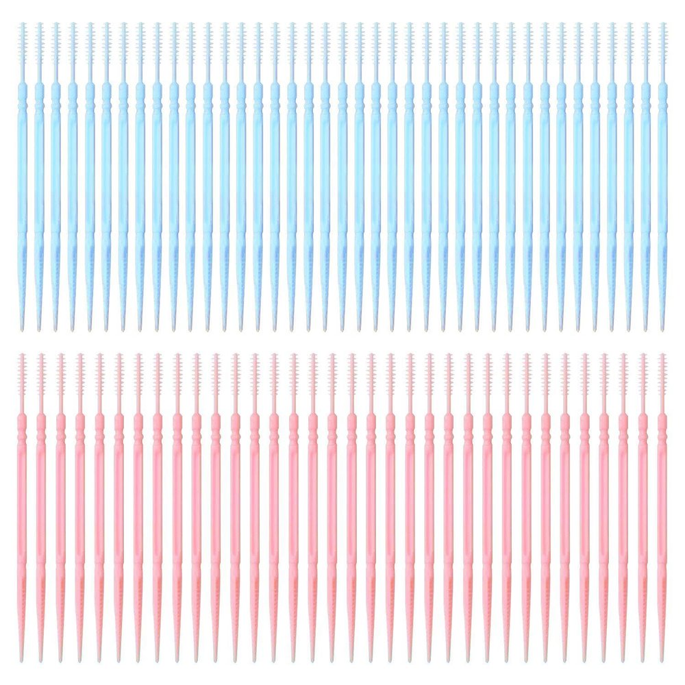 200 Pieces of Plastic Toothpicks, Tooth Picks, Oral Cleaning Sticks, Dental Care Tools, Suitable for Home and Hotel Etc.