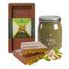 Pistachio Dubai Chocolate Making Kit - Bundle of Pistachio Cream Butter 600g and Large Deep Chocolate Mould view 1