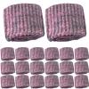10/20/30/50pc Steel Wool Soap Scrubber - Soap Filled Scourer Pads | Stain and Grease Cutting Household Cleaning Sponges | Steel Wool Scrubber Sponge | Pre-Soaped Pads for Cleaning Dishes, Pots, Pans view 1