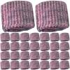 10/20/30/50pc Steel Wool Soap Scrubber - Soap Filled Scourer Pads | Stain and Grease Cutting Household Cleaning Sponges | Steel Wool Scrubber Sponge | Pre-Soaped Pads for Cleaning Dishes, Pots, Pans view 1