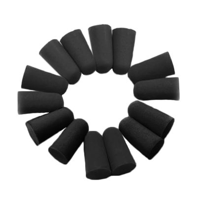 10 Pairs Black Sponge Foam Ear Plugs Anti Noise Snore Earplug Comfortable for Study Sleep