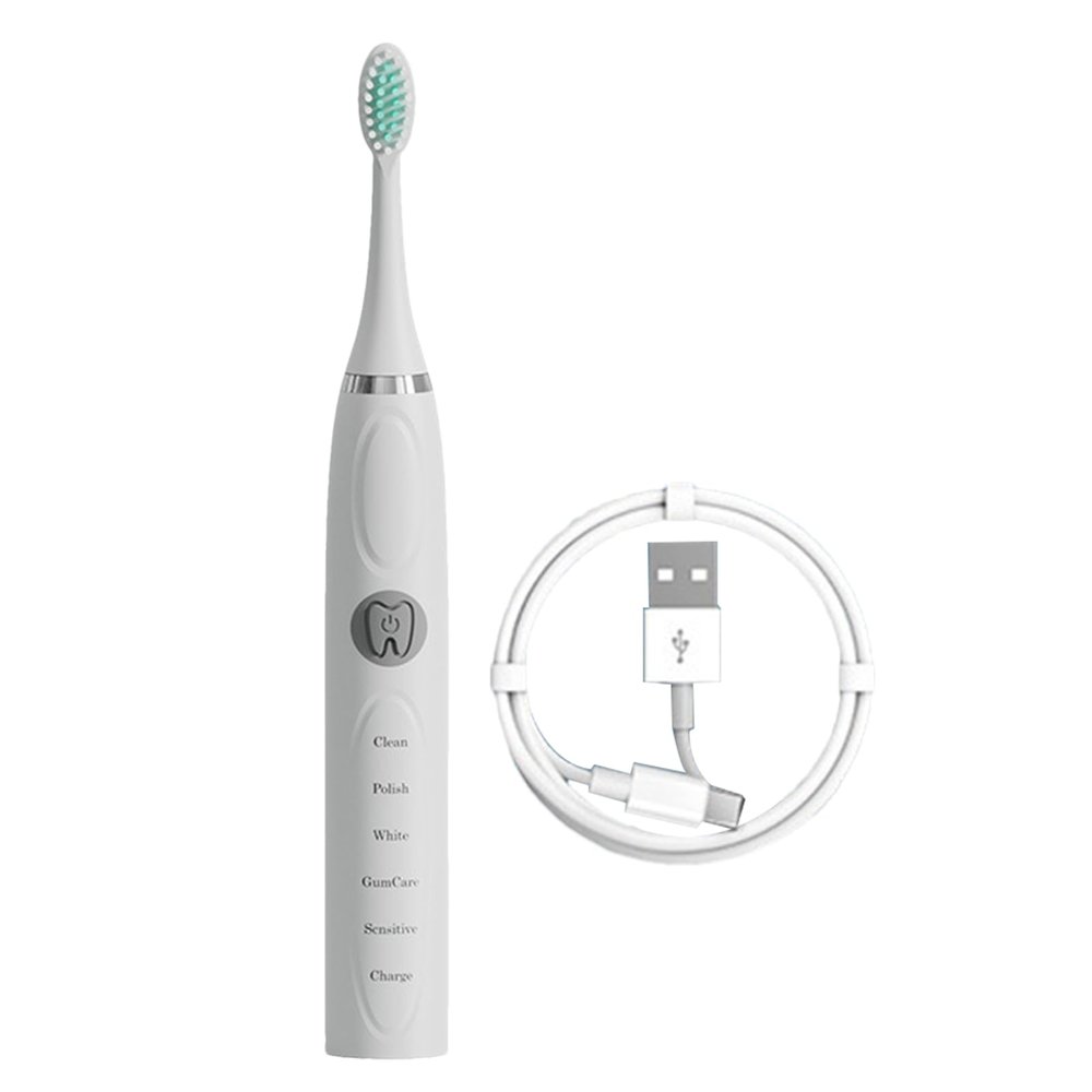 Electric Toothbrush Set,Power Electric Rechargeable Toothbrush - Soft-Bristled Travel Powered Toothbrush for Boys, Girls, Men Maciun