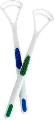 Tongue Scraper Pack of 2, Soft Gentle Head for Oral Cleaning Care, 23 cm, Keeps Breath Fresh