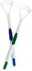 Tongue Scraper Pack of 2, Soft Gentle Head for Oral Cleaning Care, 23 cm, Keeps Breath Fresh view 1