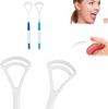 Tongue Scraper Pack of 2, Soft Gentle Head for Oral Cleaning Care, 23 cm, Keeps Breath Fresh view 2