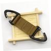 PLAFOPE Mask Buckle and Backpack Buckle 3pcs Nylon Strap Ear Hook Anti-Slip Mask Hanging Hook for Outdoor Travel and Daily Use, Adjustable Black Green Khaki view 4
