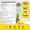 Magnesium Glycinate Gummies 100mg for Kids, Calm Magnesium Gummies for Sleep, Relaxation, Brain, Focus, Bones, No Melatonin, Gluten Free, Non GMO, Vegan, 60 Gummies (1) view 2