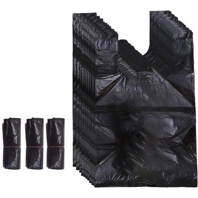 300Pcs sanitary bags,Small bin bags Women Sanitary Disposal Black Bin Bags Small Bin Liners for Bathroom Sanitary Napkin Rubbish, Plastic Bags with Handles for Home Kitchen Garbage