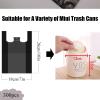 300Pcs sanitary bags,Small bin bags Women Sanitary Disposal Black Bin Bags Small Bin Liners for Bathroom Sanitary Napkin Rubbish, Plastic Bags with Handles for Home Kitchen Garbage view 2