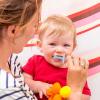 Stronrive Silicone Toothbrush, 360Baby Toothbrush with Suction Base, Silicone Toothbrush Teethers for Babies Teething Toys for Babies 6-12 Months view 2
