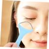 CANIGHT 2pcs Facial Hair Removal Spring Epilator Set Portable Threading Tool for Women Pink and Blue Manual Upper Lip and Eyebrow Hair Remover for at-Home Grooming view 2