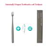 20Pcs Individually Wrapped Disposable Toothbrushes with Toothpaste,Ensure Clean and Hygienic,Travel Toothbrushes, Hotel Toothbrush Kit, Guest's Toothbrushes for Home Hotel Travel (Gray, One Size) view 2