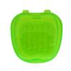 Flybloom Denture Bath Box False Teeth Storage Box Mini Travel Denture Cup Case With Strainer(Transparent Green) view 1