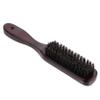 BELLIFFY Wooden Beard Brush for Men Shaving Brush Personal Care Accessory Small Size Dense Soft Bristles Professional Salon Style Light Weight Facial Hair Grooming Tool view 1