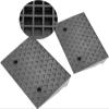 Threshold Ramp, Rubber Ramps Car Threshold Slope Pad Speed Bump Along Road Accessible PVC Anti-Stress Wheelchair Ramp Pets in and Out, 9 Sizes(Black,50x32.5x13cm) view 2