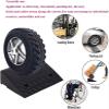 Threshold Ramp, Rubber Ramps Car Threshold Slope Pad Speed Bump Along Road Accessible PVC Anti-Stress Wheelchair Ramp Pets in and Out, 9 Sizes(Black,50x32.5x13cm) view 4