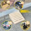 Threshold Ramp, Wood Threshold Ramps for Doorways, Portable Wheelchair Ramp for Steps 3/4/ 6/7/ 8 Inch Rise, Lightweight Wooden Entry Ramp/Slope for Outdoor Stair Step(60x30x8cm (23.6x12x3in)) view 4