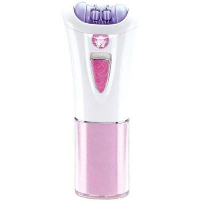 Glabrousskin Epilator Glabrousskin Hair Remover for Face Women Smooth Glide Glamorous Skin Epilator with Light and Cleaning Brush, Leg Arm Hair Remove 2.4x4.5 Inch NO Battery