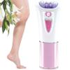 Glabrousskin Epilator Glabrousskin Hair Remover for Face Women Smooth Glide Glamorous Skin Epilator with Light and Cleaning Brush, Leg Arm Hair Remove 2.4x4.5 Inch NO Battery view 3