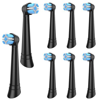 SpacEver 8pcs Brush Heads Compatible with Oral B iO, Electric Replacement Toothbrushs Compatible with Oral B iO 3/4/5/6/7/8/9/10 Series Toothbrushes, Deeper Plaque Removal