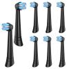 SpacEver 8pcs Brush Heads Compatible with Oral B iO, Electric Replacement Toothbrushs Compatible with Oral B iO 3/4/5/6/7/8/9/10 Series Toothbrushes, Deeper Plaque Removal view 1