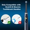 SpacEver 8pcs Brush Heads Compatible with Oral B iO, Electric Replacement Toothbrushs Compatible with Oral B iO 3/4/5/6/7/8/9/10 Series Toothbrushes, Deeper Plaque Removal view 2
