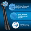 SpacEver 8pcs Brush Heads Compatible with Oral B iO, Electric Replacement Toothbrushs Compatible with Oral B iO 3/4/5/6/7/8/9/10 Series Toothbrushes, Deeper Plaque Removal view 4