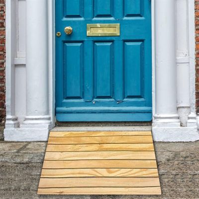 Threshold Ramp, Door Threshold Ramp, Wooden Lightweight Entrance Ramps for House, Portable Step Stair Ramp 3/4/ 6/7/ 8 Inch High, Wheelchair/Walker Through(70x30x8cm (27.5x12x3in))