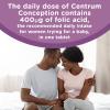 Centrum Conception Vitamins for Women, Fertility Supplements with 400g Folic Acid, 30 Tablets view 4