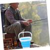 PLAFOPE Thickened Silicone Brush Washing Bucket Collapsible Pen Washing Barrel Painting Tool Bucket for Watercolor Home Outdoor Use Random Color view 4